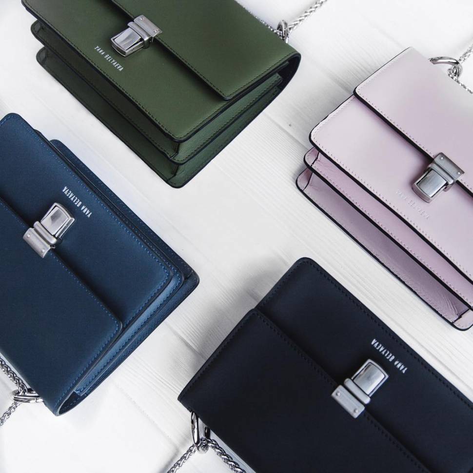 Сумка кожаная Mimi Yana Belyaeva Пудра