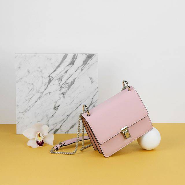 Сумка кожаная Mimi Yana Belyaeva Пудра