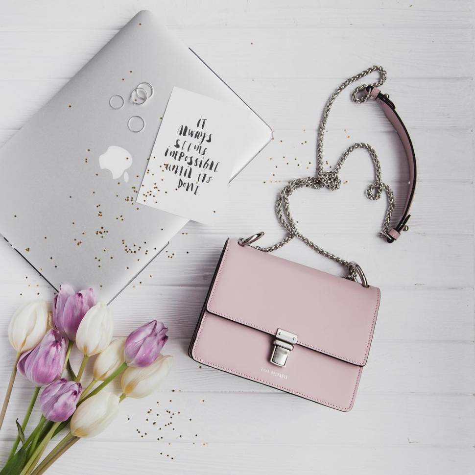 Сумка кожаная Mimi Yana Belyaeva Пудра