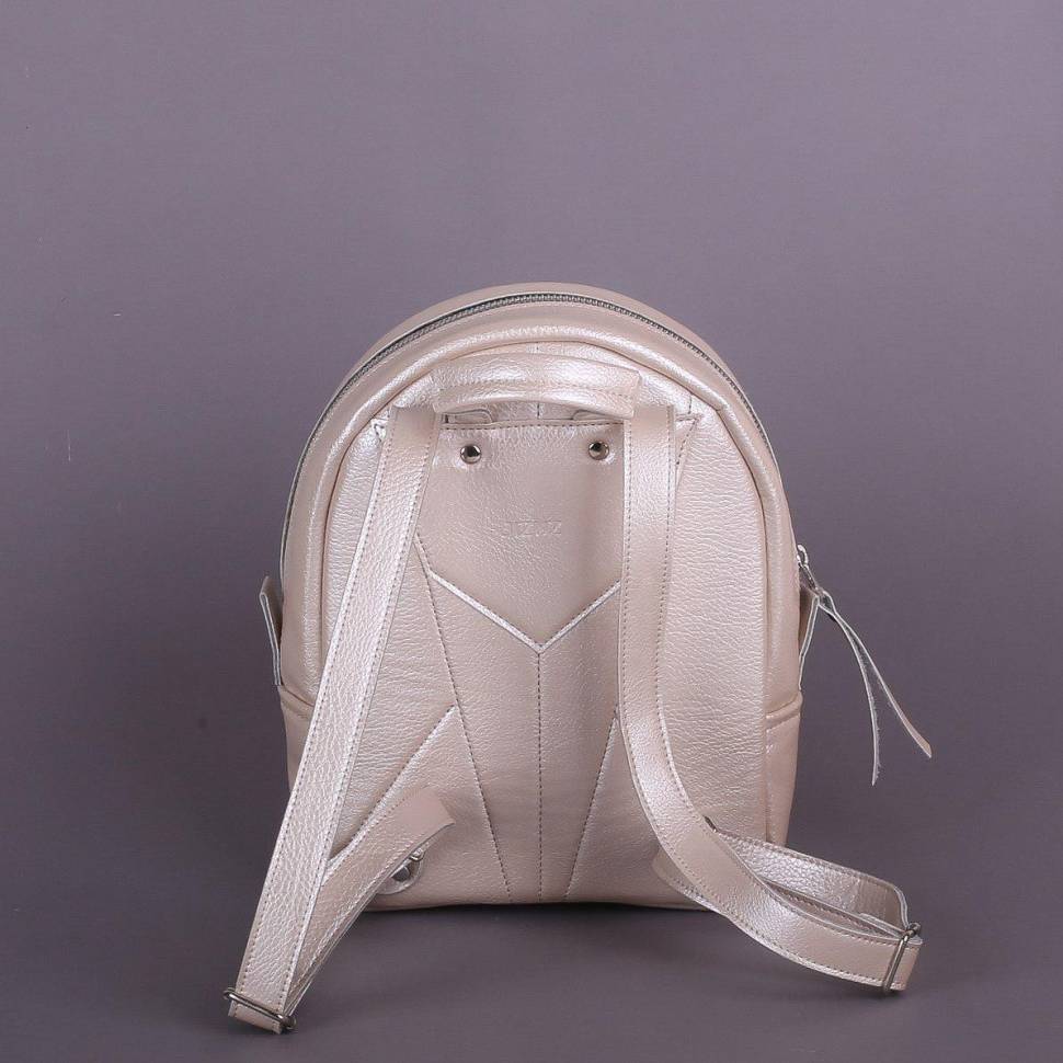 Рюкзак из эко-кожи Jizuz Sport Nude Перламутр