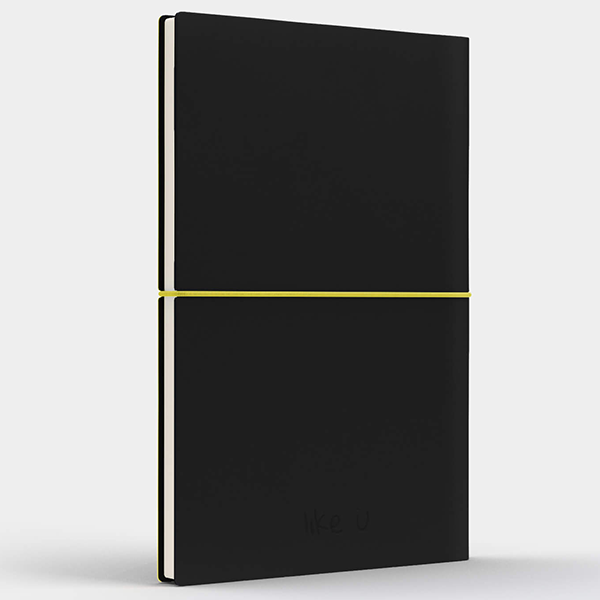 Двосторонній Блокнот Duo A5 Лимонний /Чорний