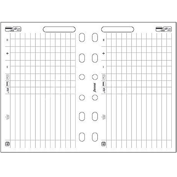Бланки Финансы Filofax Pocket White (210618)