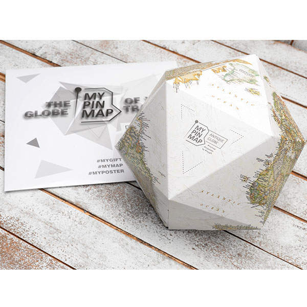 Глобус My Pin Map Globe Antique