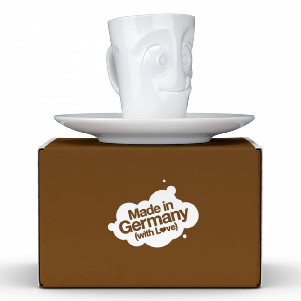 Чашка для эспрессо Tassen Lecker 80 мл Белая