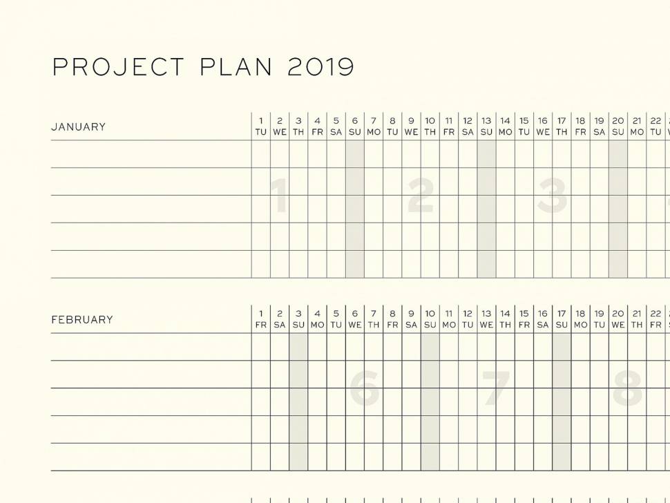 Средний Еженедельник  в колонках Leuchtturm1917 Черный 2020 (360018)