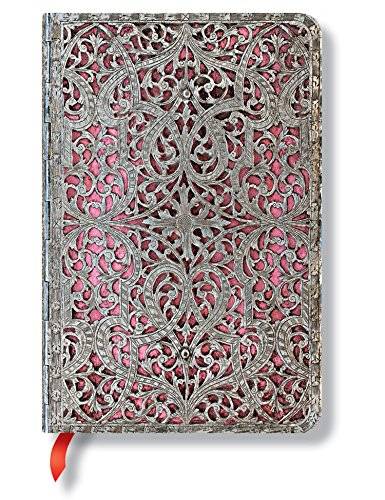 Кишеньковий блокнот Paperblanks Класичний Срібна філігрань Рожевий
