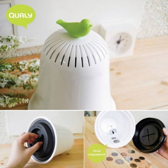 Скарбничка зі звуковим ефектом Qualy Дзвінок