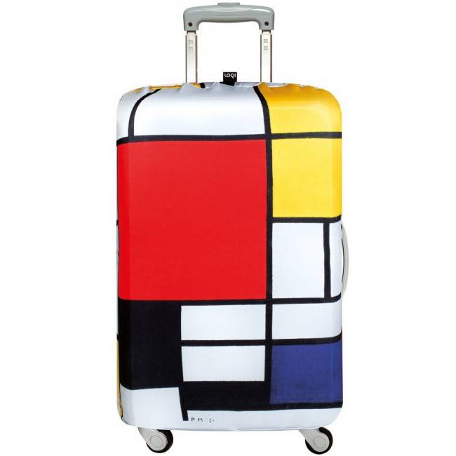 Чохол для валізи Loqi Piet Mondrian Composition Medium