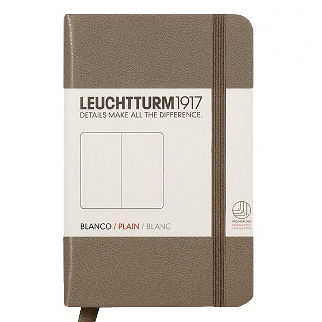 Блокнот Leuchtturm1917 Мини Серо-Коричневый Чистые листы (343565)
