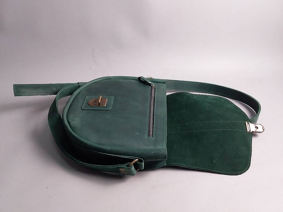 Жіноча шкіряна сумка AV2 Синя (B644)