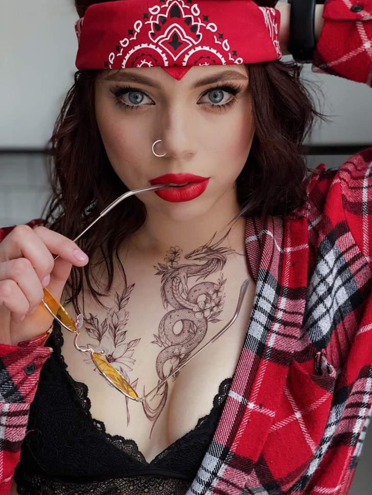 Временная татуировка Мифы Цветочных Народов