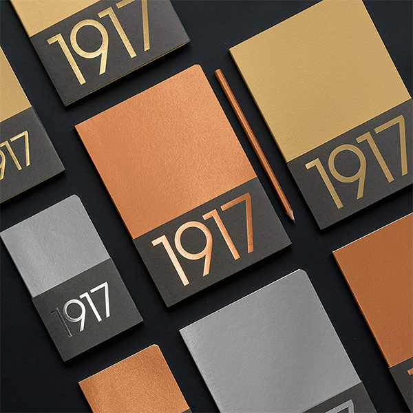 Средний блокнот Leuchtturm1917 JottBook Золотой Линия 2 шт (355529)