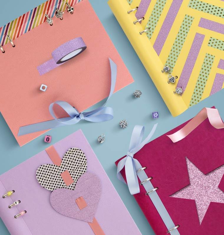 Органайзер с Набором для Кастомизации Filofax CLIPBOOK A5 Classic Brights Fuchsia