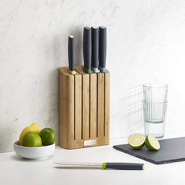 Набор Ножей Joseph Joseph Elevate на бамбуковой подставке 5 шт