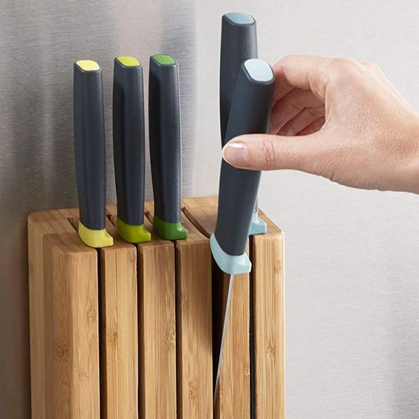 Набор Ножей Joseph Joseph Elevate на бамбуковой подставке 5 шт