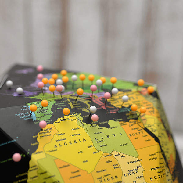 Глобус My Pin Map Globe Black