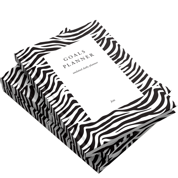 Ежедневник на год Goals Planner Zebra + наклейки Ежедневник на год Goals Planner Zebra + наклейки