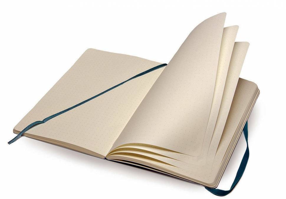 Карманный блокнот Moleskine Classic Мягкая обложка Аквамарин Точка