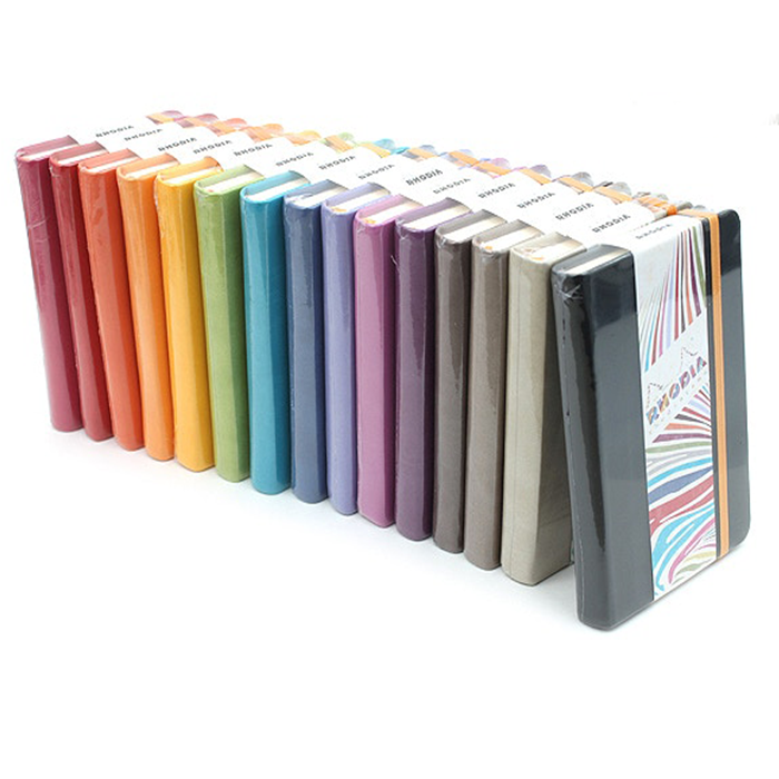 Блокнот Rhodia Rhodiarama бежевый А6 чистые листы