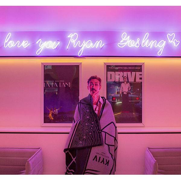 Плед из хлопка Woolkrafts Kyiv City 140х200 см