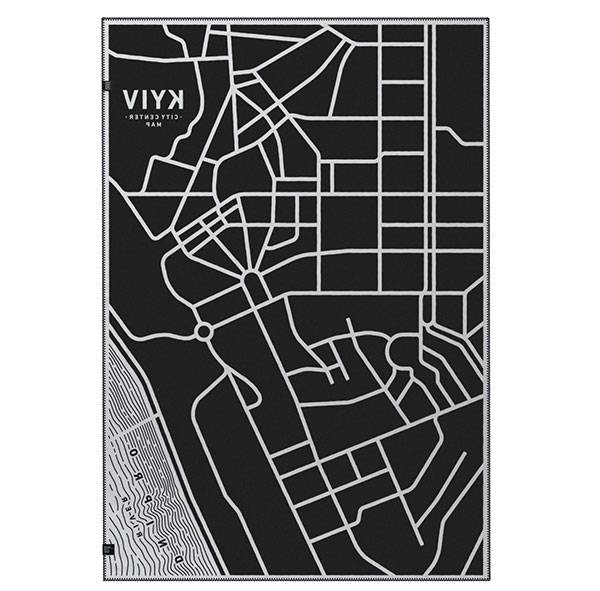 Плед из хлопка Woolkrafts Kyiv City 140х200 см