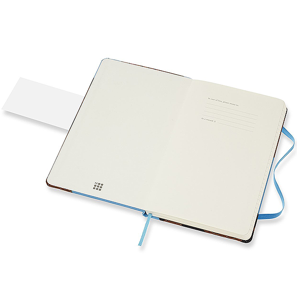 Средний блокнот Moleskine Blend Твердая обложка Голубой камуфляж Линия