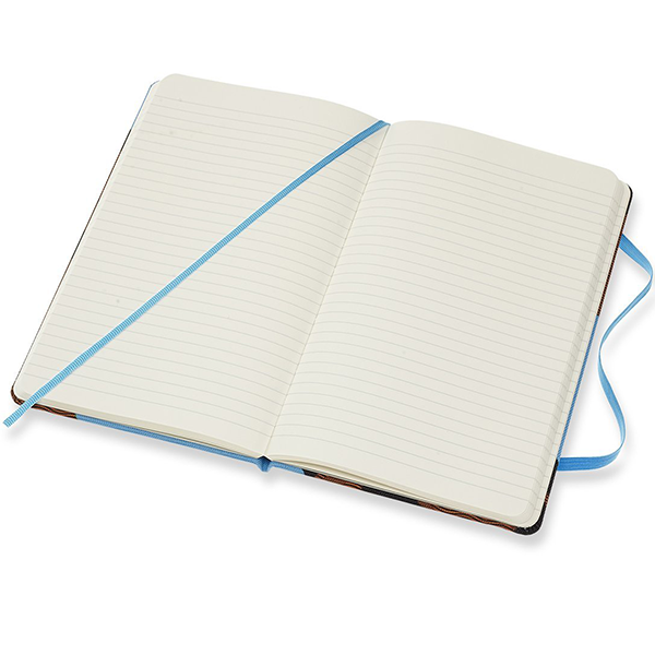 Средний блокнот Moleskine Blend Твердая обложка Голубой камуфляж Линия