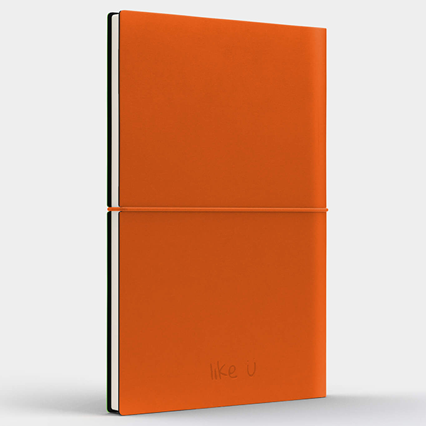 Двосторонній Блокнот Duo A5 Салатовий /Помаранчевий