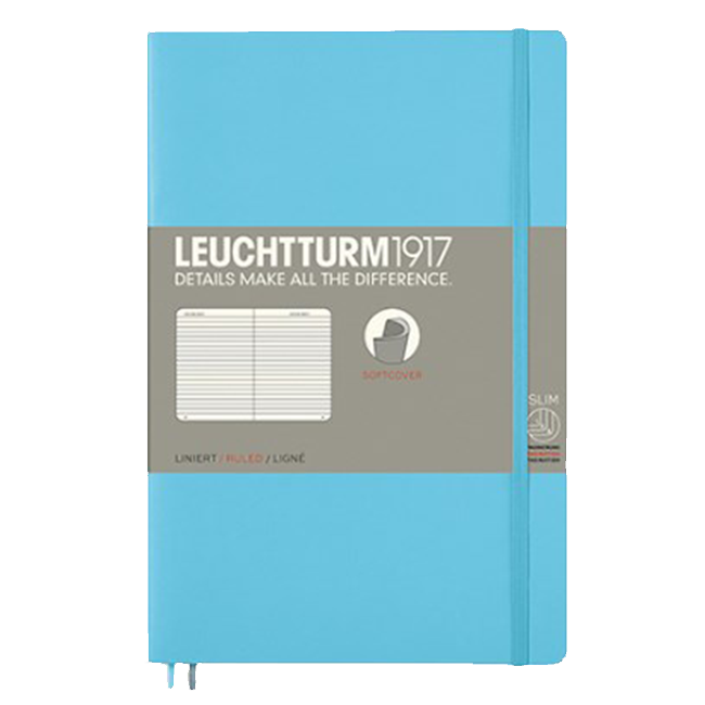 Блокнот Leuchtturm1917 Мягкий Paperback Ледяной синий Линия (358311)