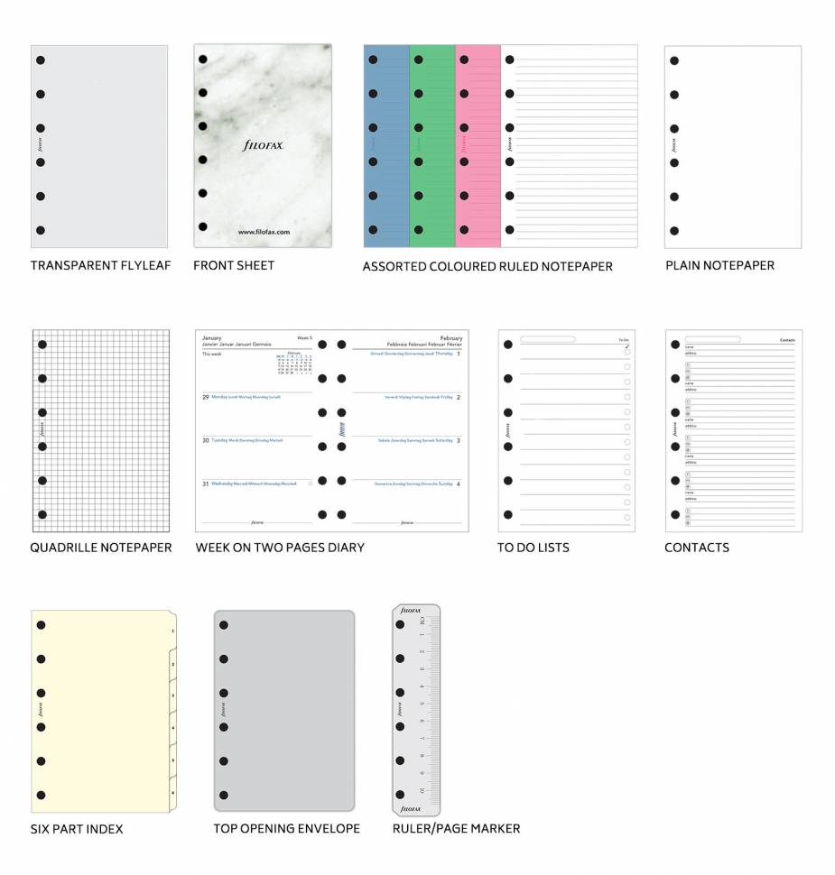Органайзер Filofax Patterns A5 Marble (028700)