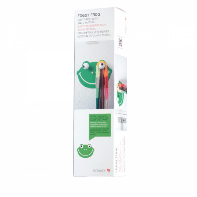 Настінні гачки з принтом Donkey Hooklys Froggy