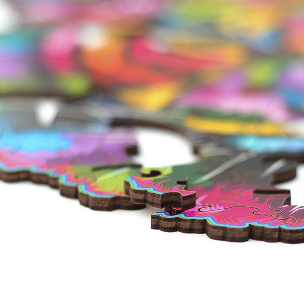 Деревянный пазл The Family Тигр