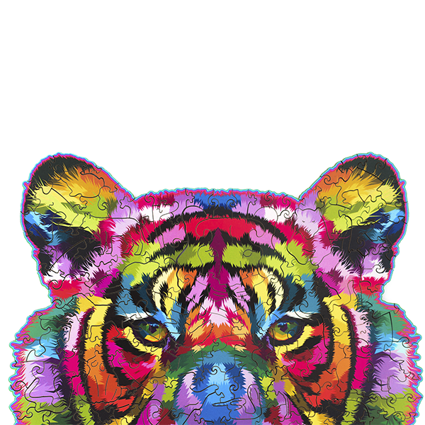 Деревянный пазл The Family Тигр