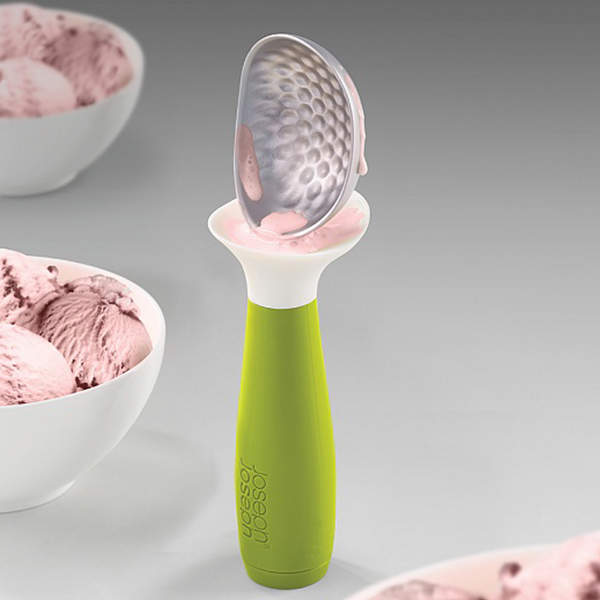 Ложка для мороженого с защитой от капель Joseph Joseph Dimple Зеленая