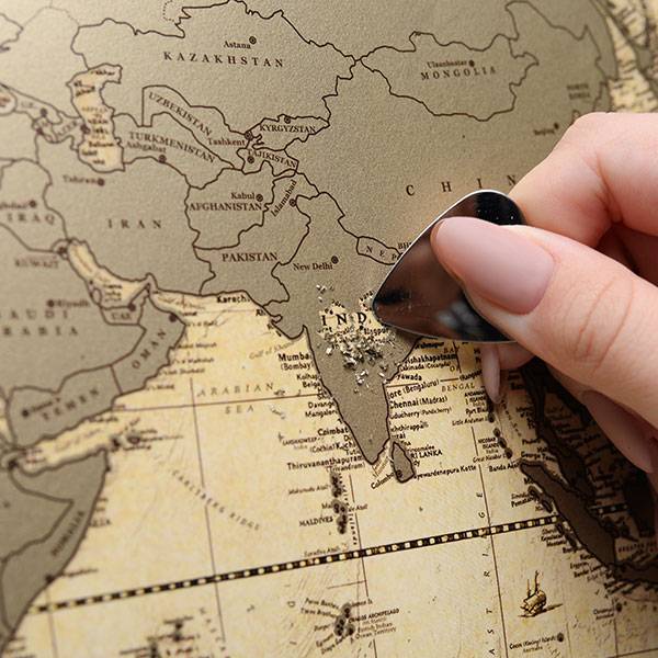 Скретч карта мира My Map Special edition ENG в тубусе