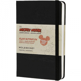 Кишеньковий блокнот Moleskine Disney чисті аркуші чорний