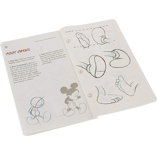 Карманный блокнот Moleskine Disney чистые листы черный