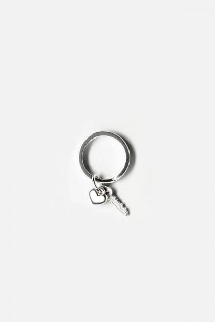 Кольцо-трансформер из серебра на фалангу со сменными подвесами Cote & Jeunot Ключ к сердцу