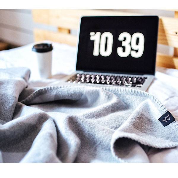 Плед из хлопка Woolkrafts Blocks 140х200 см