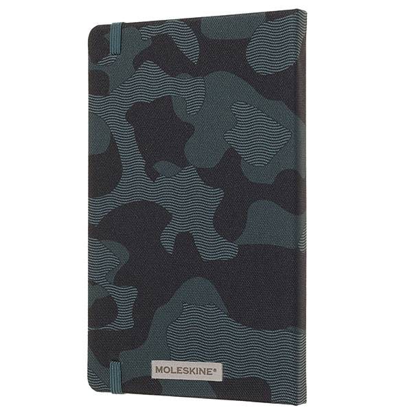 Средний блокнот Moleskine Blend Твердая обложка Зеленый камуфляж Линия