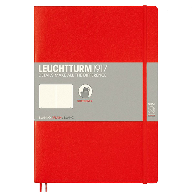 Блокнот Leuchtturm1917 Мягкий Composition Красный Чистые листы (349305)
