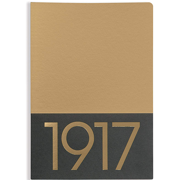 Средний блокнот Leuchtturm1917 JottBook Золотой Чистые листы 2 шт (355531)