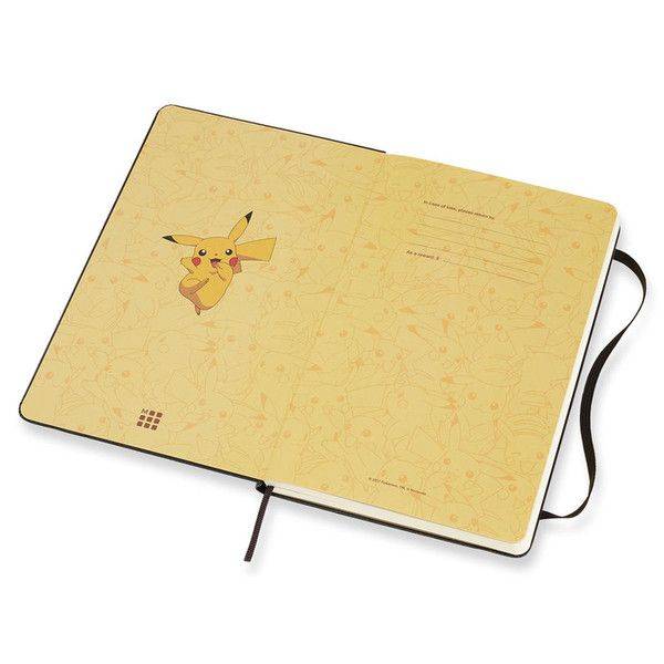 Средний блокнот Moleskine Pokemon Черный Линия