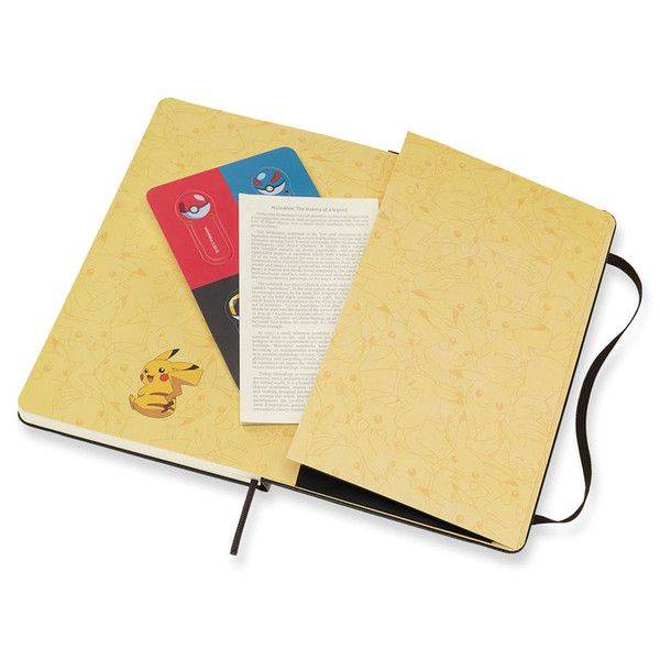 Средний блокнот Moleskine Pokemon Черный Линия