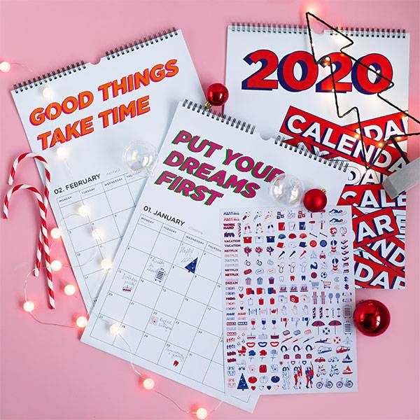 Настенный календарь Travel Book 2020