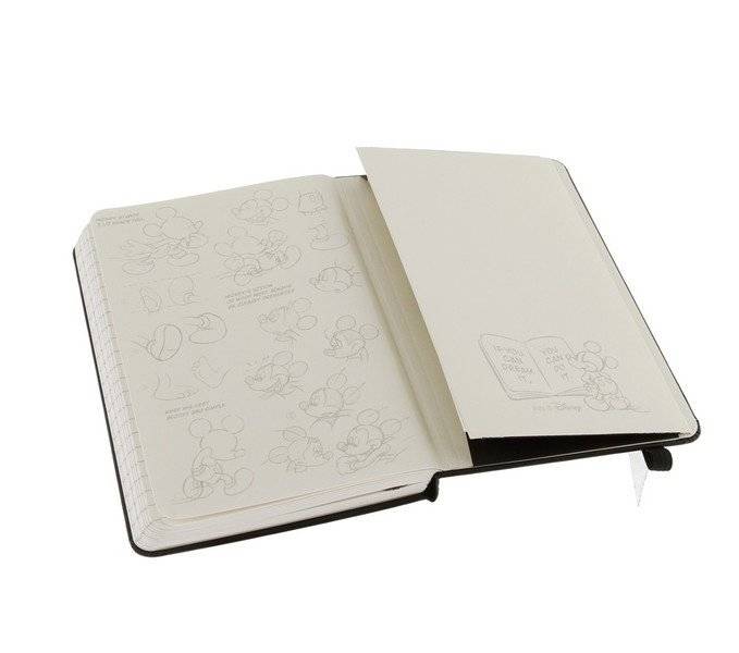 Карманный блокнот Moleskine Disney линия черный