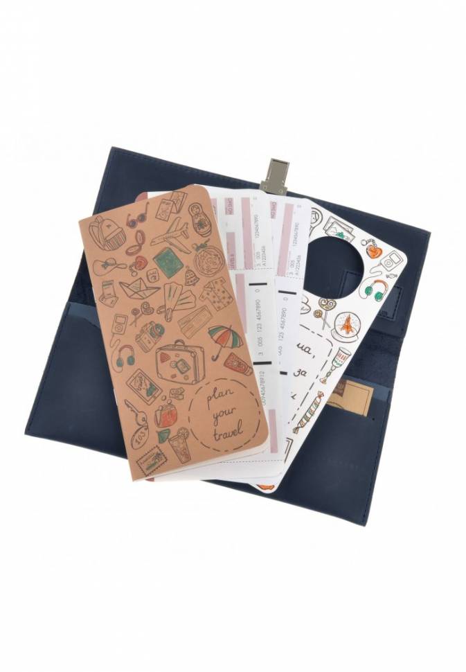 Шкіряний дорожній кейс BlankNote ver. 2.0 Нічне Небо