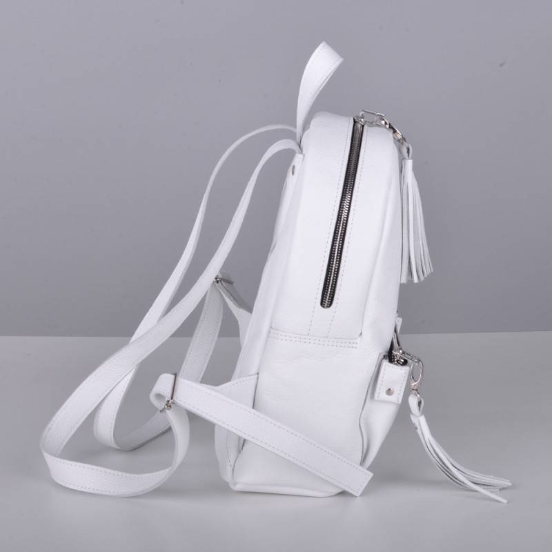 Рюкзак из кожи Jizuz Pilot S White Plus