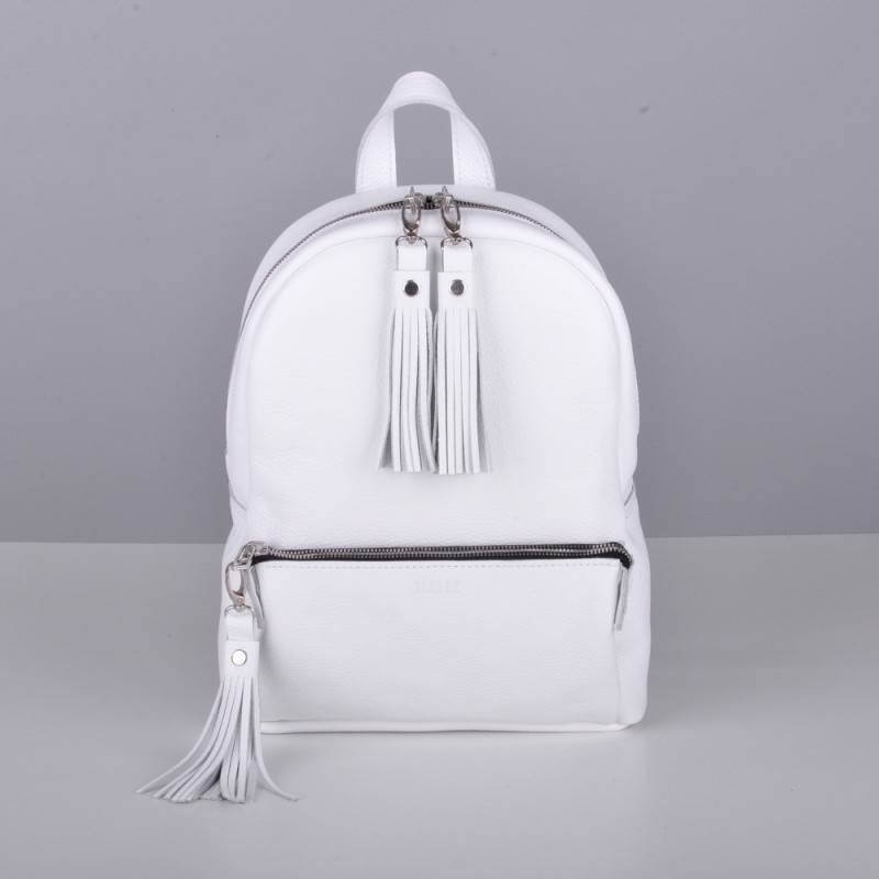 Рюкзак из кожи Jizuz Pilot S White Plus