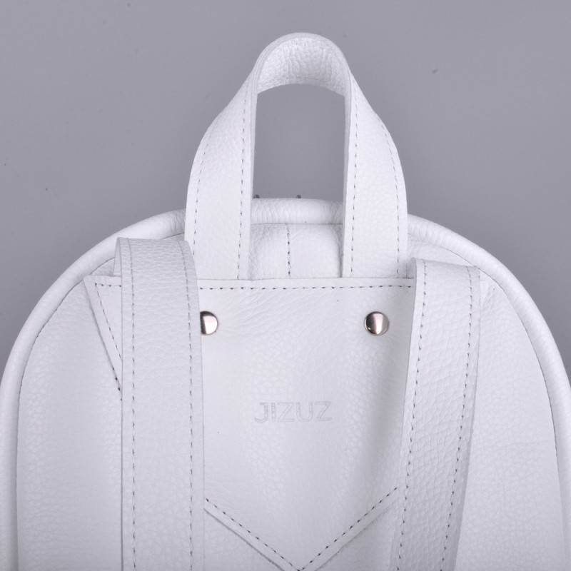 Рюкзак из кожи Jizuz Pilot S White Plus
